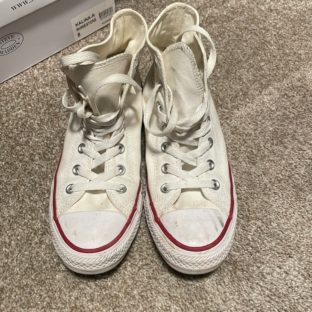 White High Top Converse